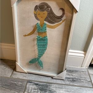Pillowfort Mermaid String Art